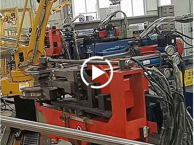 Línea de producción de perforación por láser y doblado de robots CNC