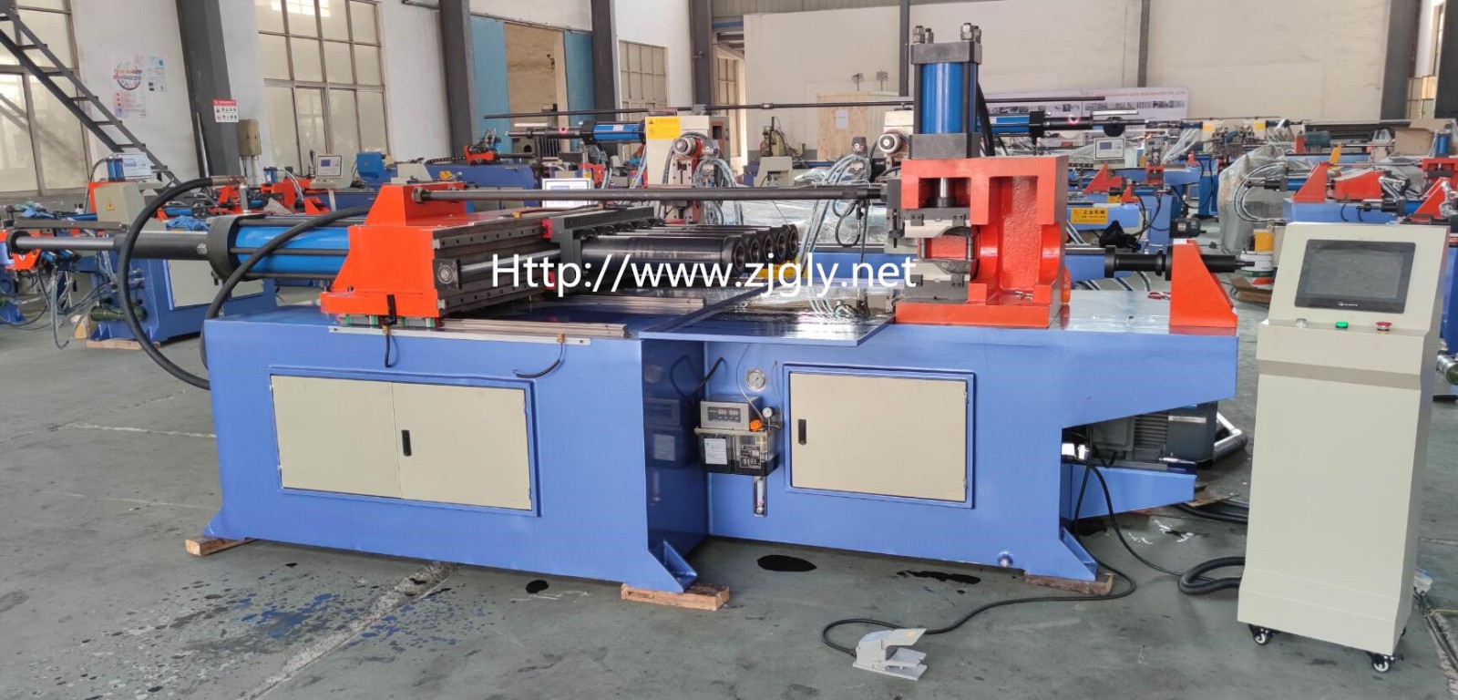 SG80 enlarged five station pipe end forming machine for exhaust pipe插图3
