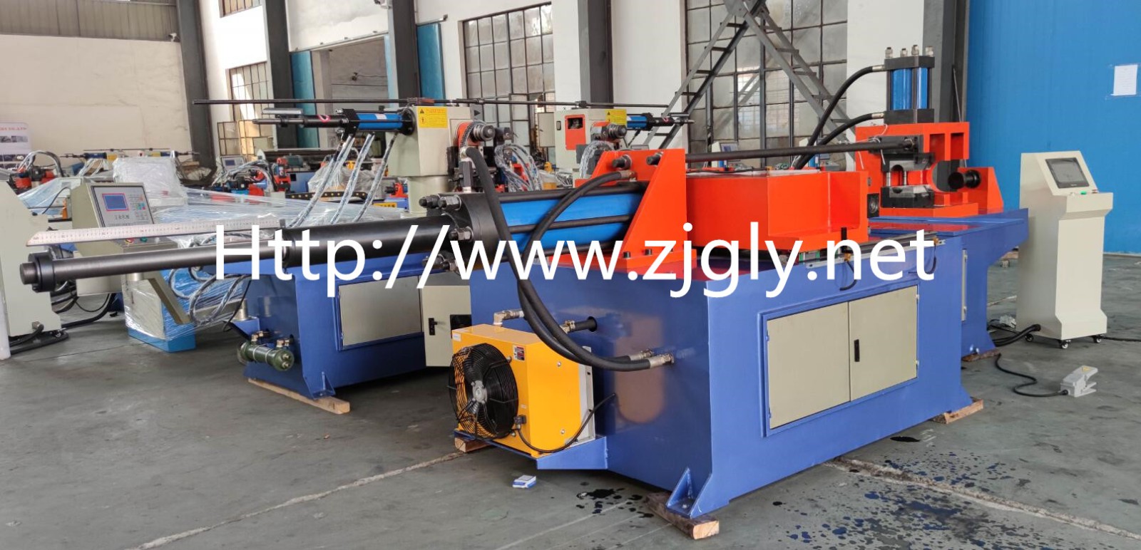 SG80 enlarged five station pipe end forming machine for exhaust pipe插图