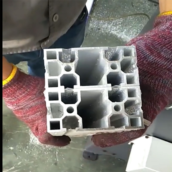 Cut aluminum