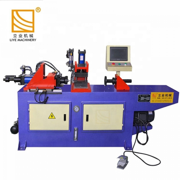 TUBE END FORMING MACHINE TWO-STATION TYPE