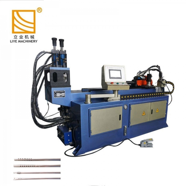 DOUBLE CYLINDER TUBE HOLE PUNCHING MACHINE