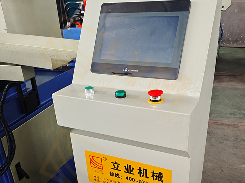 YJ425CNC Fully Automatic Pipe Cutting Machine (Servo Feeding, with Angle Cutting Function)插图2